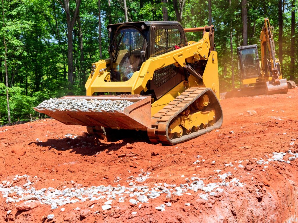 Quality soil and stones supplied by 1770 Dirtworks for landscaping and construction projects